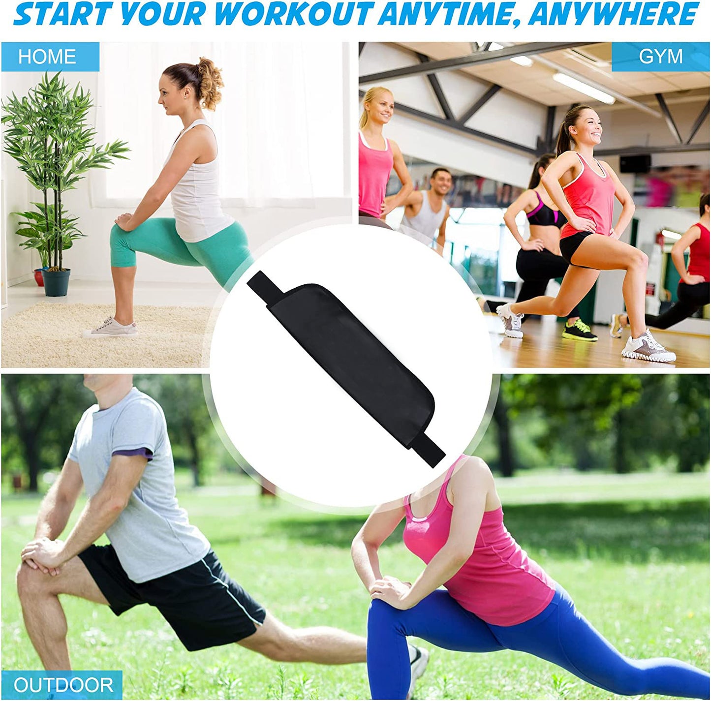 Hip Thrust Belt and Dumbbells