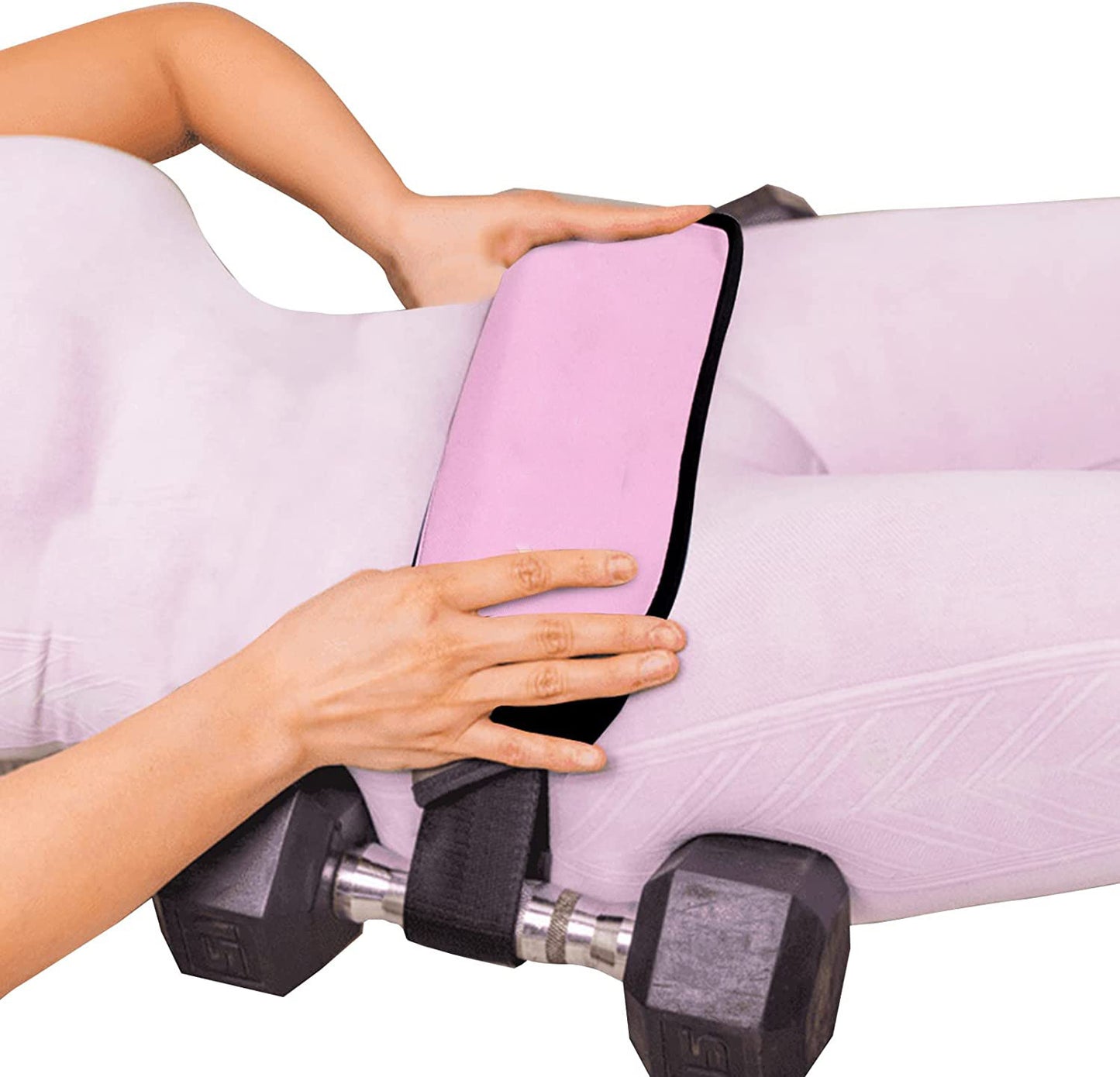 Hip Thrust Belt and Dumbbells