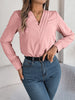 Fashion V-Neck Long Sleeve Shirt