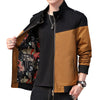 Men's Colour Stitching Stand-collar Jacket
