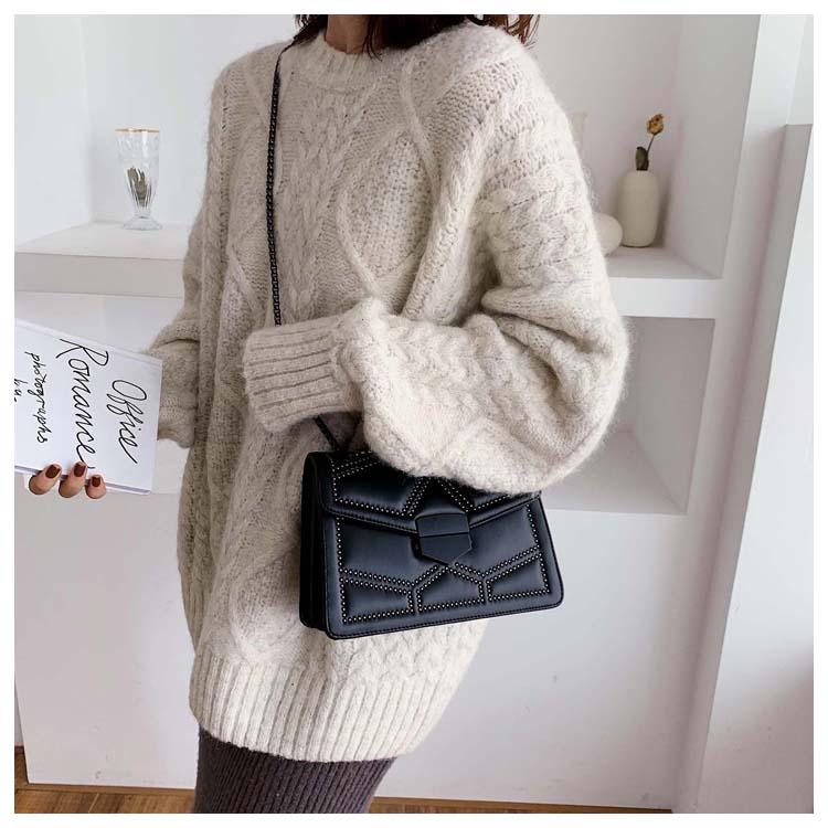 Shoulder Bag With Studs