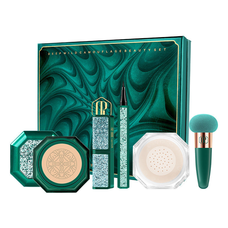 Emerald Beauty Set BB Cream Lipstick Eyeliner
