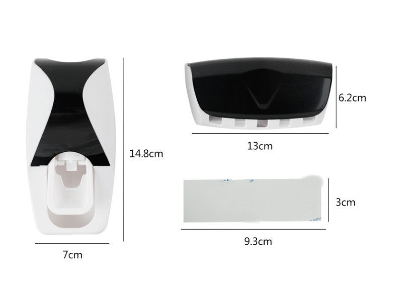 Toothpaste Squeezer & Brush Holder Combo