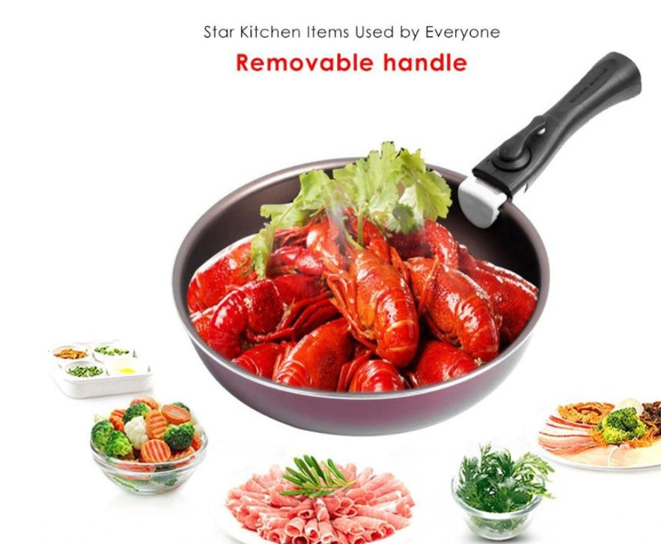 Detachable Wok Handle