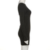 Long-sleeved Sexy Backless Sheath Dress