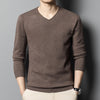 Men's Low V-neck Autumn Bottoming Shirt Inner Knitted Sweater