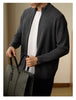 Men's Zipper Stand-up Collar Cardigan Coat