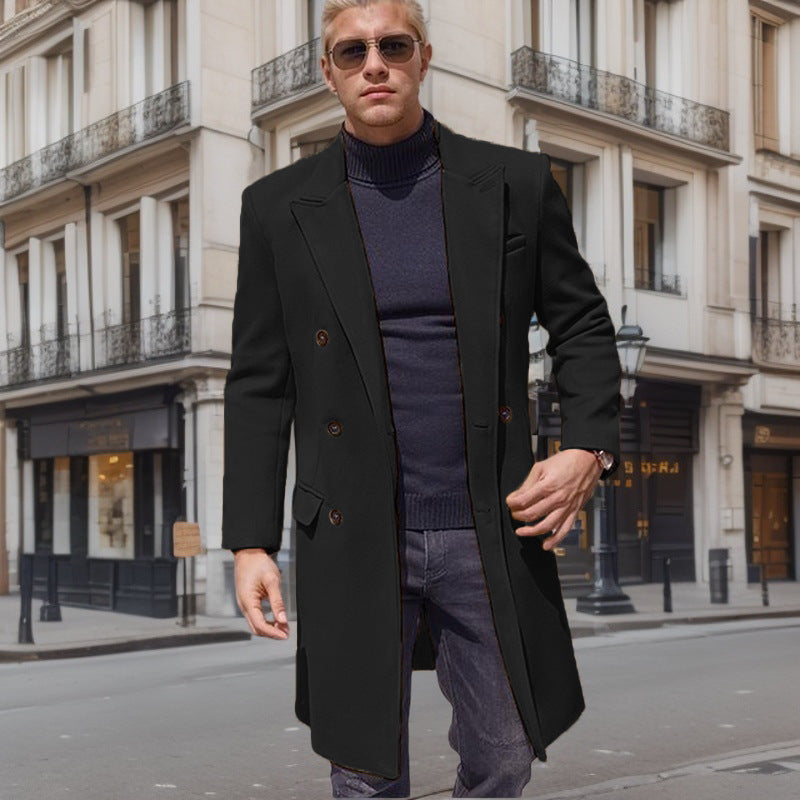 Men's Thick Woollen Coat