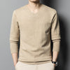 Men's Low V-neck Autumn Bottoming Shirt Inner Knitted Sweater