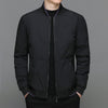 Men's Fashion Down Jacket Winter Warm Baseball Jacket Casual All-match Solid Colour Coat