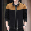 Men's Colour Stitching Stand-collar Jacket
