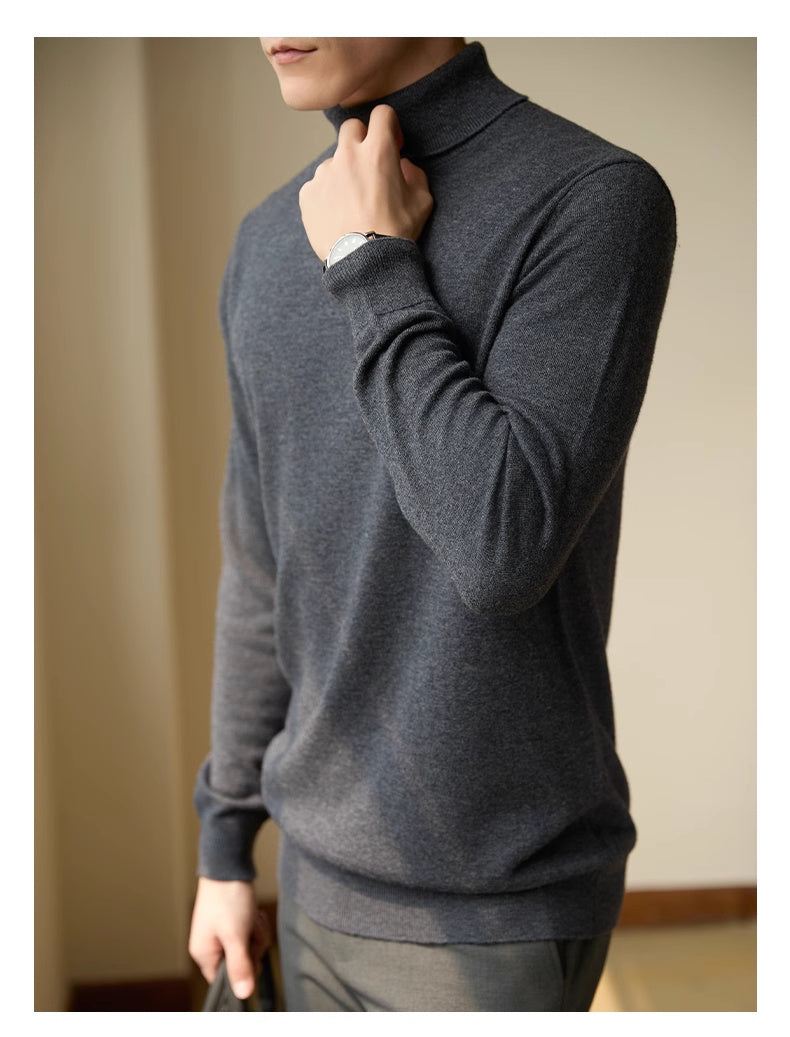 Men's Leisure Warm Turtleneck Bottoming Shirt Sweater
