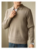 Men's High-end Business Casual Polo Collar Long-sleeved Sweater