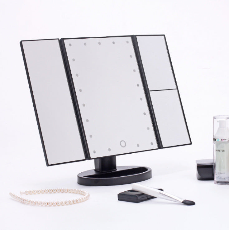 Foldable Tri-sided Makeup Mirror