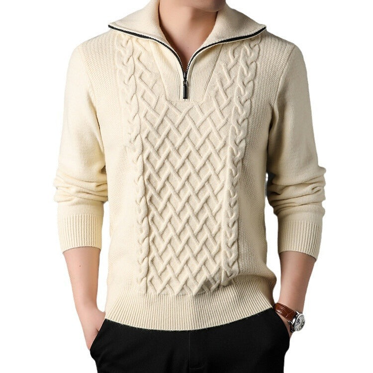 Men's Knitwear Loose Fashionable Outerwear Coat Sweater
