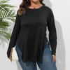 Long-sleeved Casual Irregular Bottoming Shirt