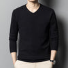 Men's Low V-neck Autumn Bottoming Shirt Inner Knitted Sweater
