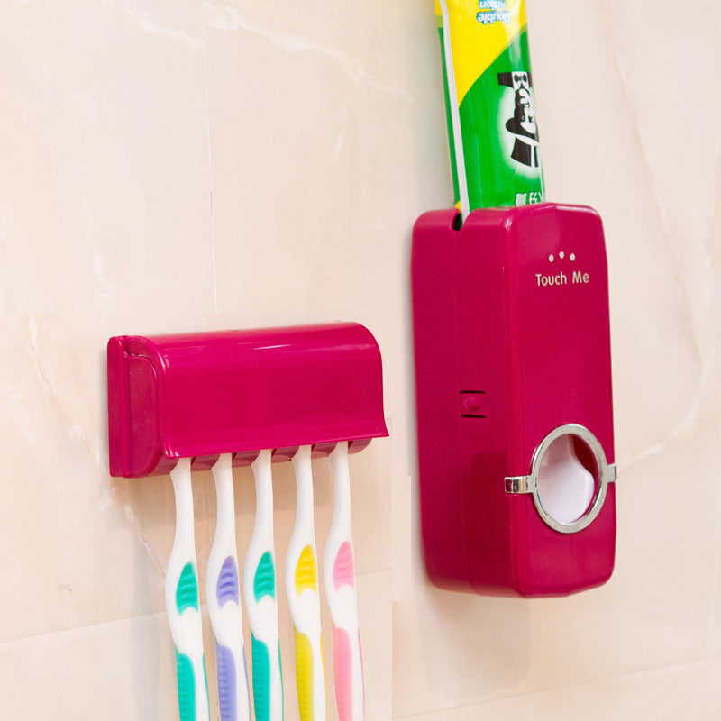 Toothpaste Squeezer & Brush Holder Combo