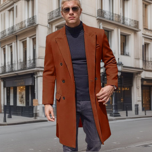 Men's Thick Woollen Coat
