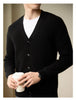 Men's Wool Warm Cardigan Knitted Coat V-neck Casual Autumn And Winter Clothing