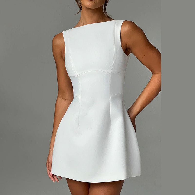 A Line Mini Dress for Ladies