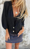Loose T-shirt Women's V-neck Cotton Linen