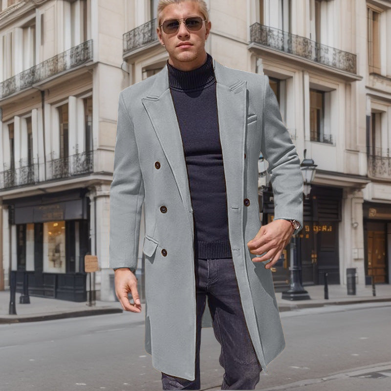 Men's Thick Woollen Coat