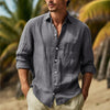 Men's Casual Solid Colour Shirt