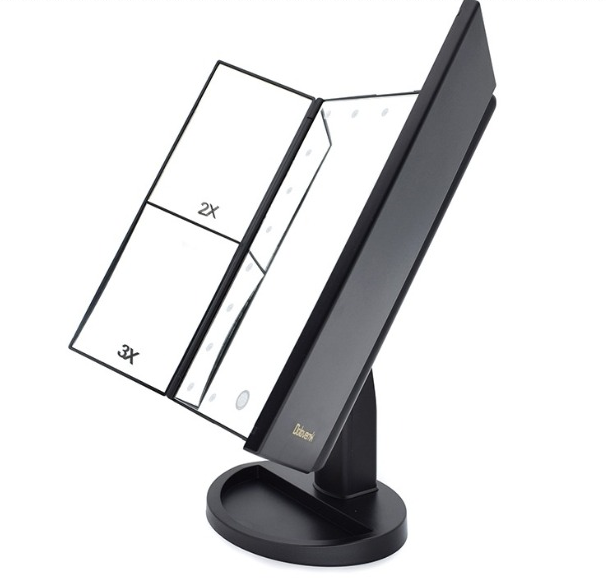 Foldable Tri-sided Makeup Mirror