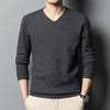Men's Low V-neck Autumn Bottoming Shirt Inner Knitted Sweater