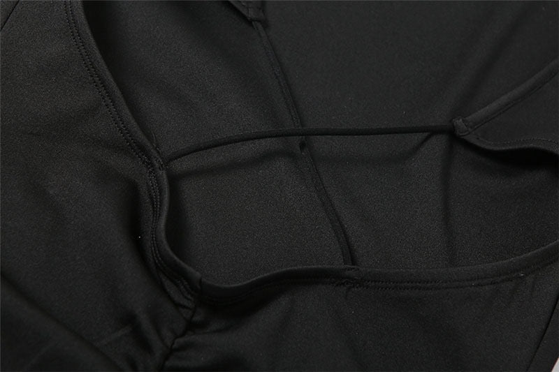 Long-sleeved Sexy Backless Sheath Dress