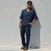 Men's Lightweight Breathable Casual Striped Trousers