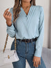 Fashion V-Neck Long Sleeve Shirt