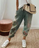 Women's Fashion Cotton Linen Solid Colour Casual Pants