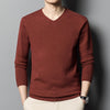 Men's Low V-neck Autumn Bottoming Shirt Inner Knitted Sweater