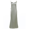 Flower Design Backless Sling Dress