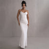 Flower Design Backless Sling Dress