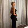 Backless Fashion Tie Slim Fit Dress