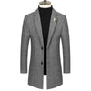 Men's Lapel Herringbone Slim-fit Coat