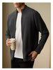 Men's Zipper Stand-up Collar Cardigan Coat