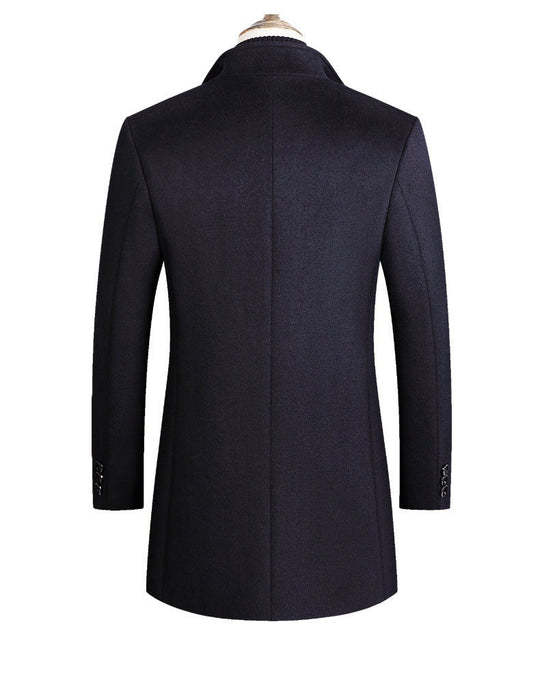 Men's Autumn And Winter Woollen Coat