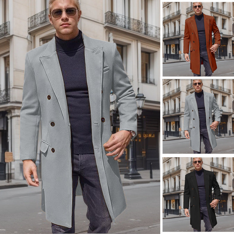 Men's Thick Woollen Coat