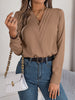Fashion V-Neck Long Sleeve Shirt