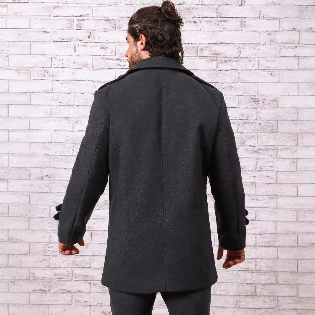 Men's Autumn And Winter Jacket Fashionable Solid Colour