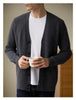 Men's Wool Warm Cardigan Knitted Coat V-neck Casual Autumn And Winter Clothing