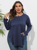 Long-sleeved Casual Irregular Bottoming Shirt