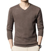 Men's Low V-neck Autumn Bottoming Shirt Inner Knitted Sweater