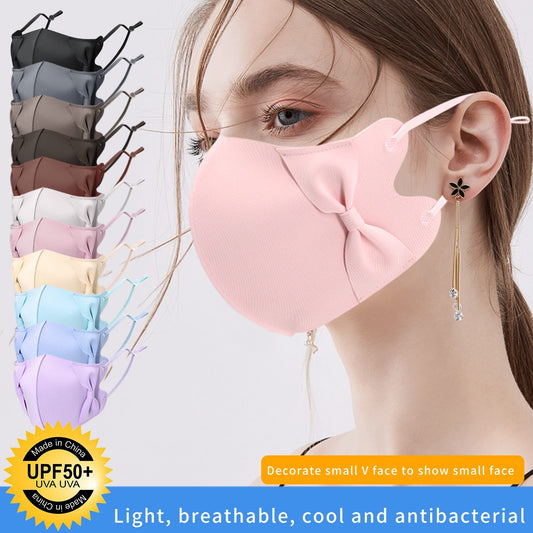 Ice Silk Mask Thin Special For Washable To Adjust The Cooling Feeling