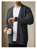 Men's Wool Warm Cardigan Knitted Coat V-neck Casual Autumn And Winter Clothing
