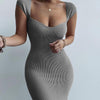 Women's Clothing Hot Girl Art Tight One-step Dress